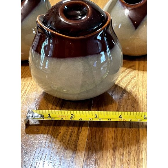 Two Sets of Vintage 1970 SANGO Mid Century Nova Brown Sugar and Creamer Set - Picture 13 of 16